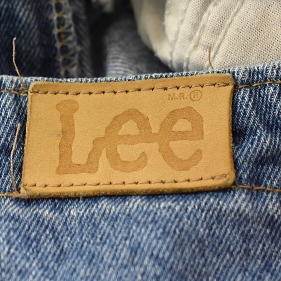 Vintage Lee Jeans Size 14‎ Short Excellent Condition has some wear as pictured - Picture 7 of 8